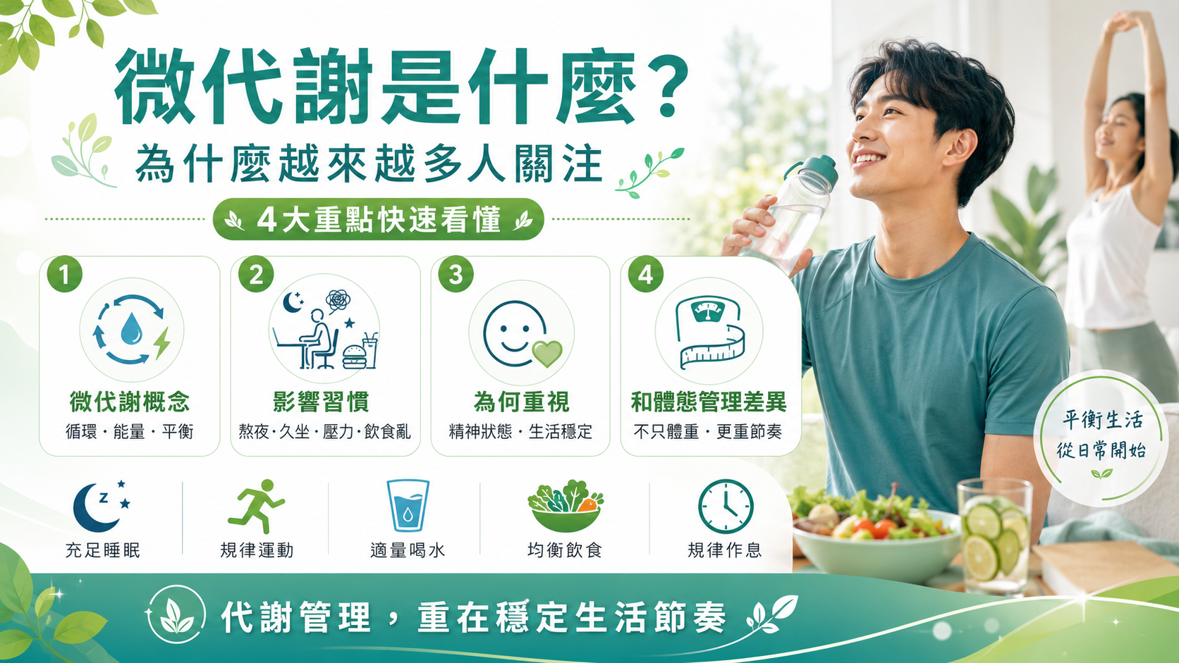 微代謝是什麼 微代謝近年成為不少人關注的健康管理概念。
